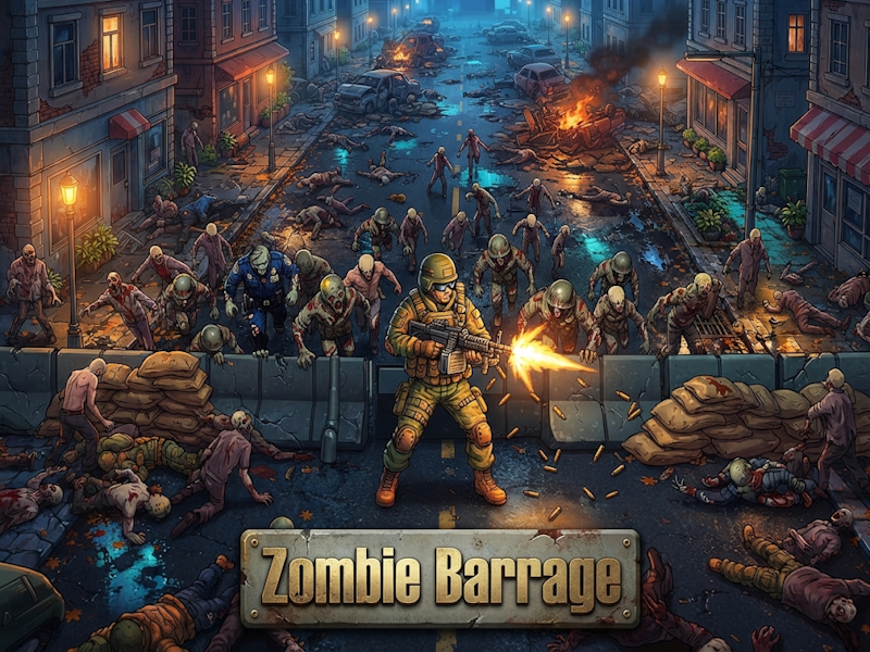 Zombie Barrage — ითამაშე ონლაინ უფასოდ | SGameS