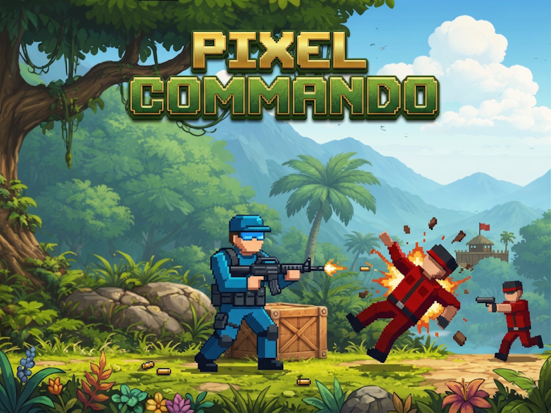 Pixel Commando — Play Free Online on SGameS