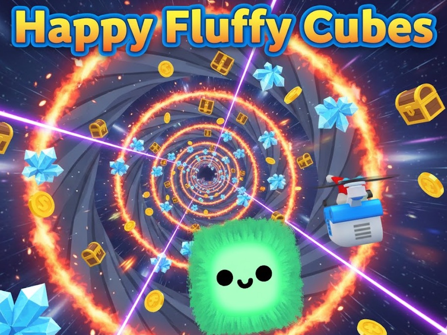Happy Fluffy Cubes — Free Online Game | SGameS