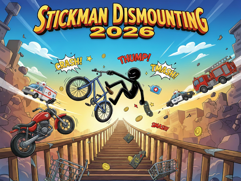 Stickman Dismounting 2026 Play Free Online On SGameS A524a277 3c56 43a5 9912 