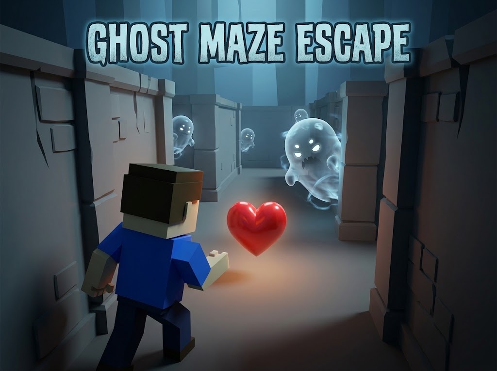 Ghost Maze Escape — Free Online Game | SGameS