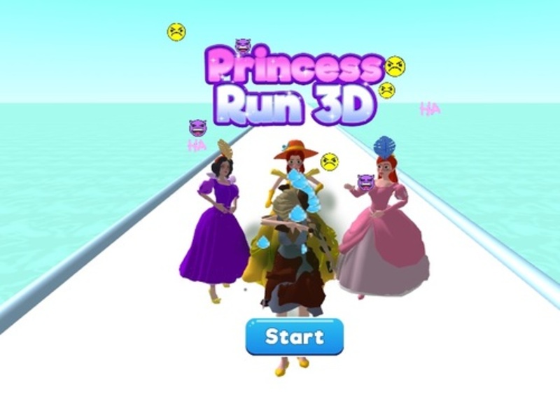 Princess Running Sprite Princess Run 3D — Play Free Online on SGameS
