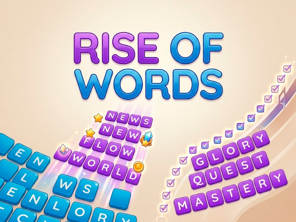 Word Rise In Script Rise of Words — Free Online Game | SGameS