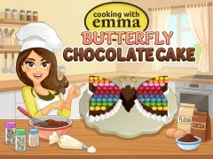 Cooking with Emma Butterfly Chocolate Cake — lojë online falas