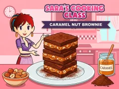 Sara`s Cooking Class Caramel Nut Brownie — free online game
