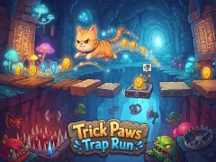 Logħba Trick Paws Trap Run onlajn