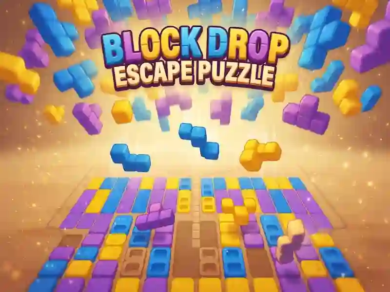 Block Drop Escape Puzzle — libreng online na laro