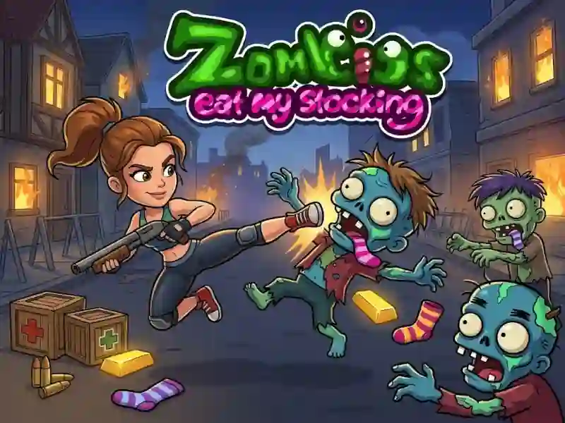 Zombies Eat My Stocking — ücretsiz çevrimiçi oyun