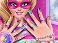 Superhero doll manicure 
