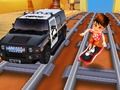 Surfer in the subway Surfer in the subway