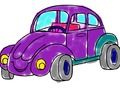Cartoon Car Coloring Book 