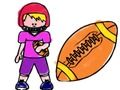 Football Coloring Book 
