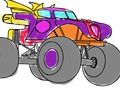 Monster Truck Coloring Book 