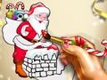 Christmas Santa coloring 