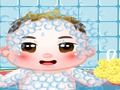 Happy child, bath time 