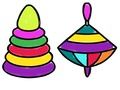 Toys Coloring Book 