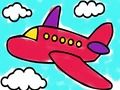 Airplane Coloring Book 