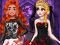 Princess Black Wedding Dress 