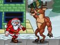 Santa running 