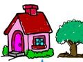 Back To School: House Coloring Book 