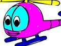 Back To School Helicopter Coloring 