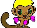 Back To School: Monkey Coloring 