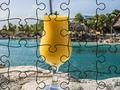 Jigsaw Puzzle On The Beach 
