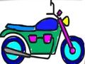 Back To School: Motorbike Coloring 