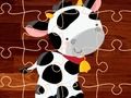 Cartoon Farm Animals Puzzle 