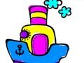 Back to School: Boat Coloring 