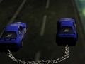 Chained Impossible Driving Police Cars 