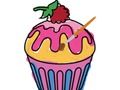 Yummy Cupcake Coloring 