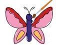 Pretty Butterfly Coloring 