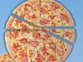 Cut the pizza 
