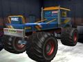 Driving a monster truck through the mountains 