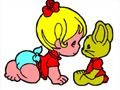 Back To School: Baby Girl Coloring 