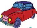 Old Timer Cars Coloring 