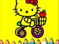 Back To School: Sweet Kitty Coloring 
