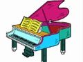 Back To School: Piano Coloring Book 
