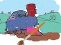 Trains for kids: Coloring book 