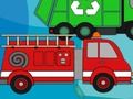 Truck Coloring Book 