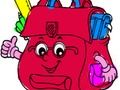 Back To School: School Bag Coloring Book 