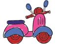 City Scooter Ride Coloring 