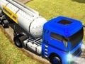 Off road oil tanker transport truck 