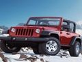 Jeep race through the mountains 