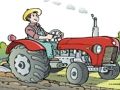 Cartoon Tractor Puzzle 
