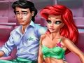 Mermaid flirts in the cinema 