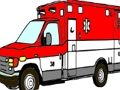 Ambulance Trucks Coloring Pages 