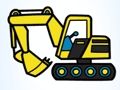 Cute Vehicle Coloring Book 