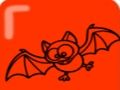 Easy Kids Coloring Bat 